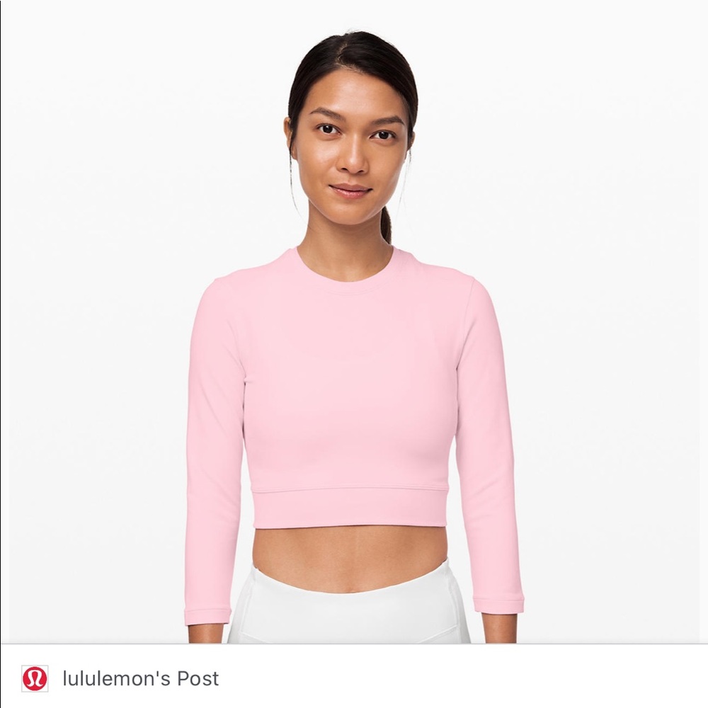 Lulu lemon long sleeve crop top